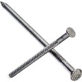 Simpson Strong-Tie Deck Nail, 6D, 2 in L, 304 Stainless Steel, Bright, Full Round Head, Annular Ring Shank, 5 lb S6PTD5
